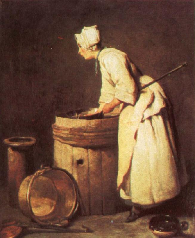 Jean Baptiste Simeon Chardin The Scullery Maid